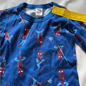 Hanna Andersson Blue Spider-Man Kids Pajama Set